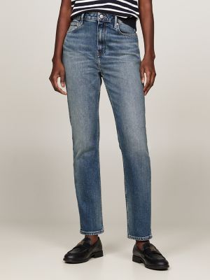 High-Rise Slim Cigarette Jean, Denim Medium