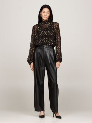 Sheer Embroidered Metallic Top | Tommy Hilfiger