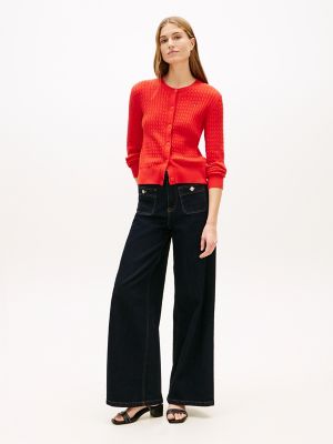 Женские кардиганы Tommy Hilfiger Lightweight Cable Knit Cardigan — фото 2