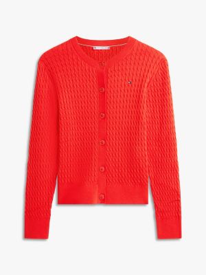 Женские кардиганы Tommy Hilfiger Lightweight Cable Knit Cardigan — фото 5