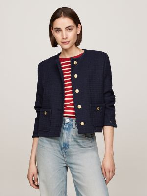 Tommy hilfiger tweed jacket sales