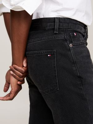 Mid Rise Black Wash Bootcut Jean