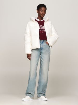 Water-Repellent Down New York Jacket, Ancient White