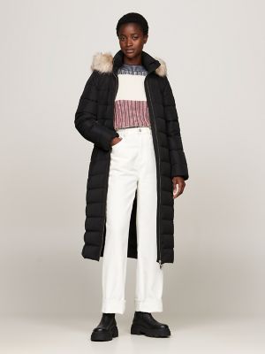 Hooded Water-Repellent Down Maxi Coat | Tommy Hilfiger