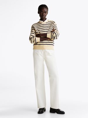 Gold Button Crewneck Sweatshirt | Tommy Hilfiger USA