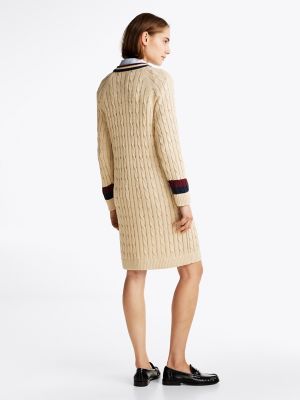 Varsity Cable Knit Sweater Dress | Tommy Hilfiger