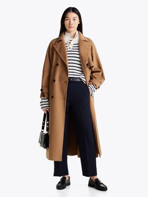 Double-Knit Slim Straight-Leg Pant, Dark Night Navy