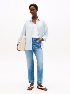 High-Rise Classic Straight-Fit Jean, Medium Wash