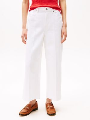 High-Rise Wide Leg Jean, Optic White
