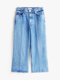 Medium Wash High-Rise Wide Leg Jean — Medium Wash 6