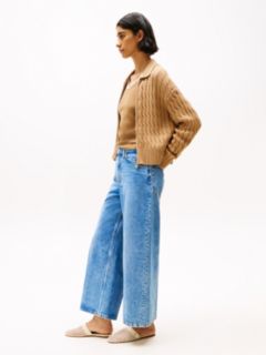 Medium Wash High-Rise Wide Leg Jean — Medium Wash 3