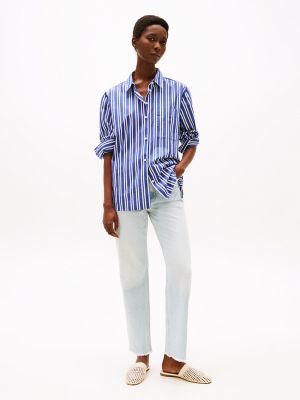 High-Rise Classic Straight Jean, Light Wash