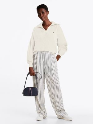 Polo Sweater, Ivory Petal