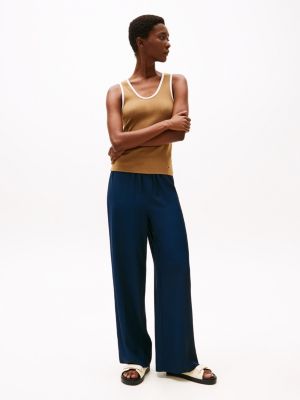 Wide-Leg Pant, Dark Night Navy