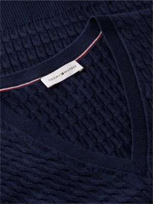 Женские свитеры Tommy Hilfiger Lightweight Cable Knit V-Neck Sweater — фото 7