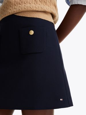 Double-Knit Mini Skirt | Tommy Hilfiger