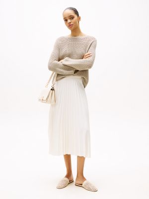 Crochet Sweater, Sandalwood