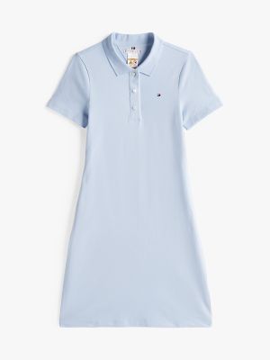 Slim Fit Classic 1985 Polo Dress, Breezy Blue