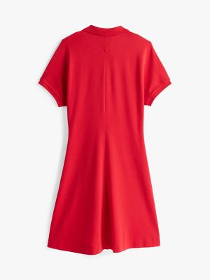 ワンピース Short Sleeve Polo Dress S Swing Control Pique Short Sleeve Polo Dress