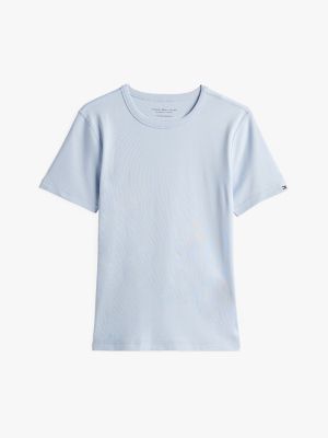 Slim Fit Crewneck T-Shirt, Breezy Blue