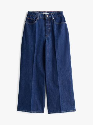 High-Rise Wide-Leg Jean, Blue