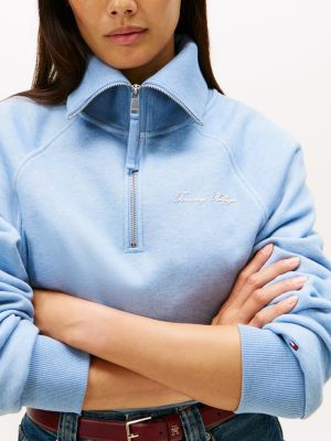 tomi Interlock Fleece Quarter-Zip Sweatshirt | Tommy Hilfiger