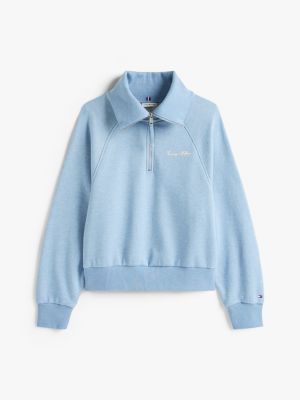 Interlock Fleece Quarter-Zip Sweatshirt | Tommy Hilfiger
