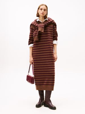 Stripe Wool-Cashmere Sweater Dress from Tommy Hilfiger - $180