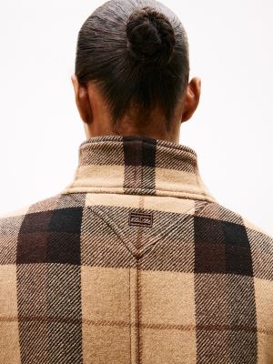Plaid Wool-Blend Relaxed Jacket | Tommy Hilfiger USA