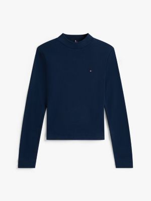 Женские свитеры Tommy Hilfiger Mockneck Stretch Knit Top — фото 5