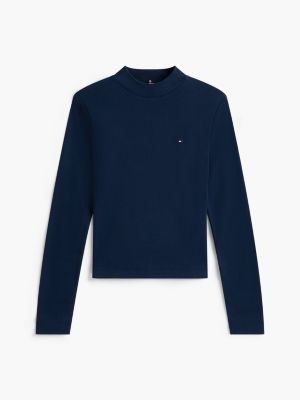Женские свитеры Tommy Hilfiger Mockneck Stretch Knit Top — фото 6