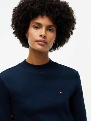 Женские свитеры Tommy Hilfiger Mockneck Stretch Knit Top — фото 3