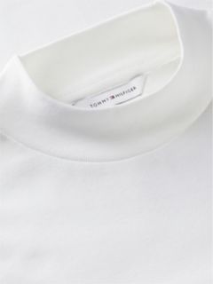 Mockneck Stretch Knit Top — Ecru 6