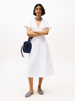 Cotton Poplin Midi Shirtdress