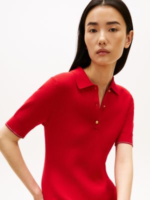 tommy hilfiger knit polo dress Wool Cable Knit Polo Sweater Dress
