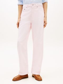 Mid-Rise Barrel Jean — Polar Pink 1