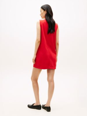 Женские платья Tommy Hilfiger Patch Pocket Denim Shift Mini Dress — фото 4