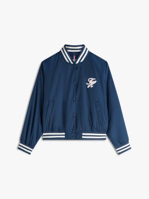 Женские куртки Tommy Hilfiger Water-Repellent Varsity Bomber Jacket — фото 5