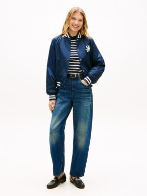 Женские куртки Tommy Hilfiger Water-Repellent Varsity Bomber Jacket — фото 3