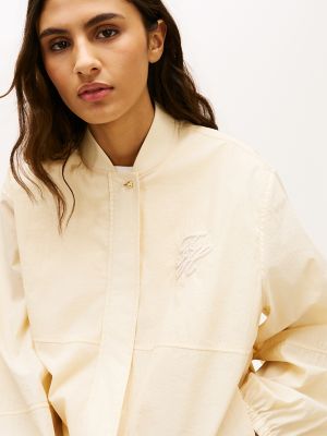 Женские куртки Tommy Hilfiger Water-Repellent Oversized Bomber Jacket — фото 3