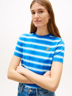 Женские футболки Tommy Hilfiger Embroidered Script Monogram T-Shirt — фото 3
