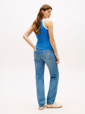 Женские свитеры Tommy Hilfiger Script Monogram Rib-Knit Tank Top — фото 4