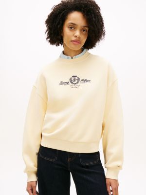 Embroidered Club Crest Logo Sweatshirt