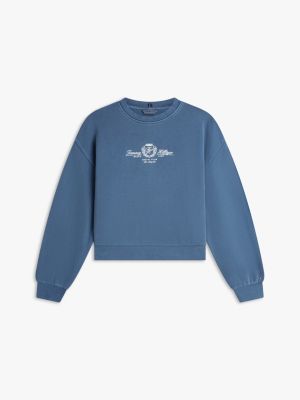 Embroidered Club Crest Logo Sweatshirt | Tommy Hilfiger