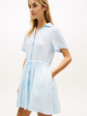 Tommy Hilfiger Linen Mini Shirtdress — фото 2