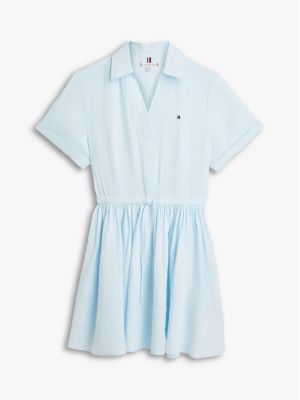 Tommy Hilfiger Linen Mini Shirtdress — фото 5