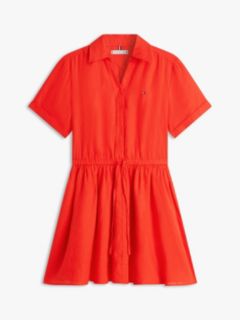 Linen Mini Shirtdress — Fireworks 5
