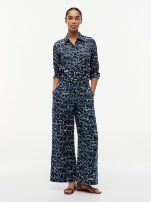 Relaxed Linen Pull-On Pant
