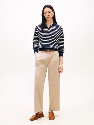 Женские брюки Tommy Hilfiger Pleated Twill Barrel Chino — фото 2