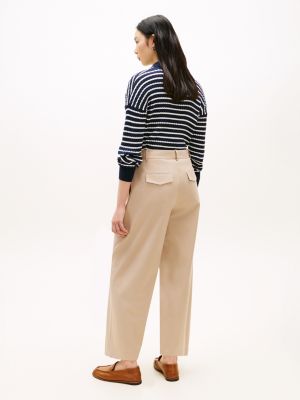 Женские брюки Tommy Hilfiger Pleated Twill Barrel Chino — фото 4